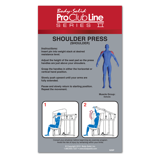 Body Solid Pro Club Line Series II Shoulder Press (S2SP)