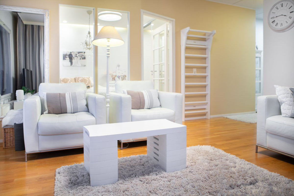 Fitwood Sprossenwand TAIMI Mini weisses Holz
