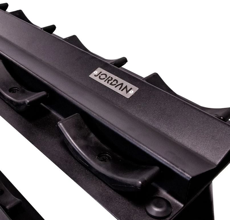 Jordan Kurzhantel-Satz gummiert 2,5-25kg mit Ständer 3-lagig