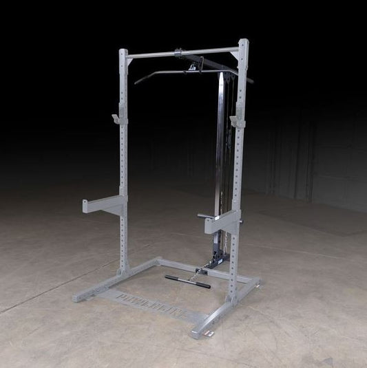 Powerline Lat-/Ruderzug-Anbau für Scheiben zu Half Rack PPR500 (PLA500)