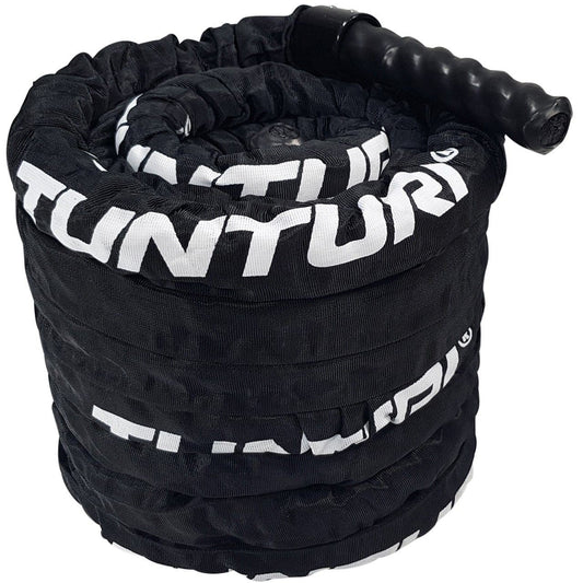 Tunturi Pro Battle Rope mit Schutzhülle 10m, 38mm (14TUSCF083)