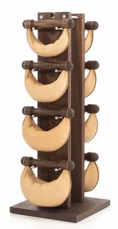 NOHrD Swing-Hantel Komplett-Set Nussbaum