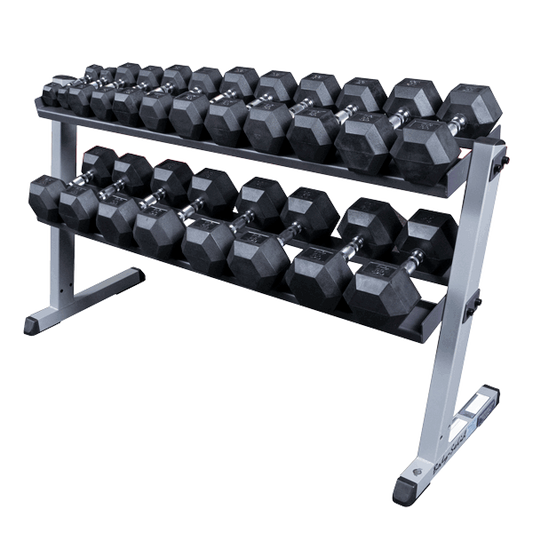 Body Solid Kurzhantelständer breit 2-lagig GDR60