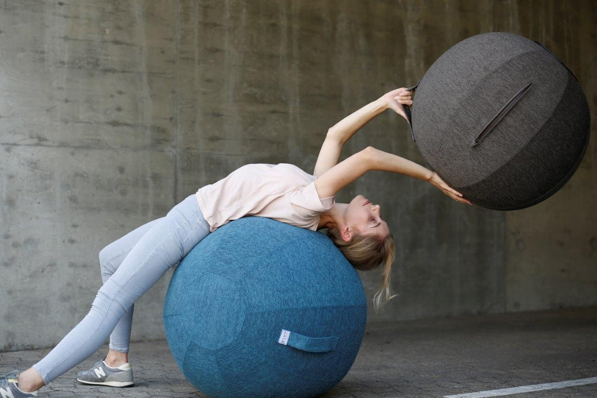 VLUV Stov Stoff-Sitzball anthrazit