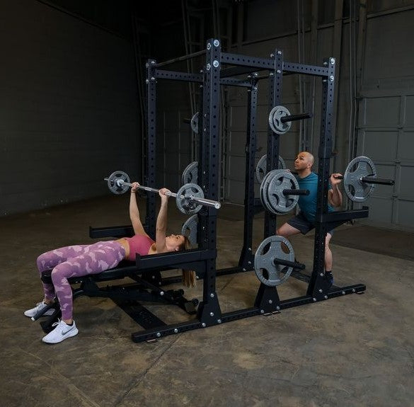 Body Solid PRO Club Line Commercial Double Half Rack (SPR500DBL)
