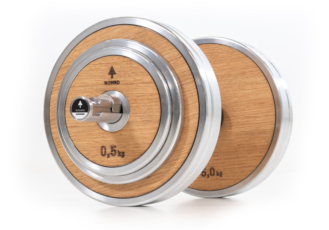 NOHrD Kurzhantelstangen 25mm mit SlideLock™-System von Gungnir