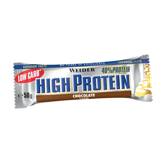 Weider 40% Low Carb High Protein Riegel 24 x 50g