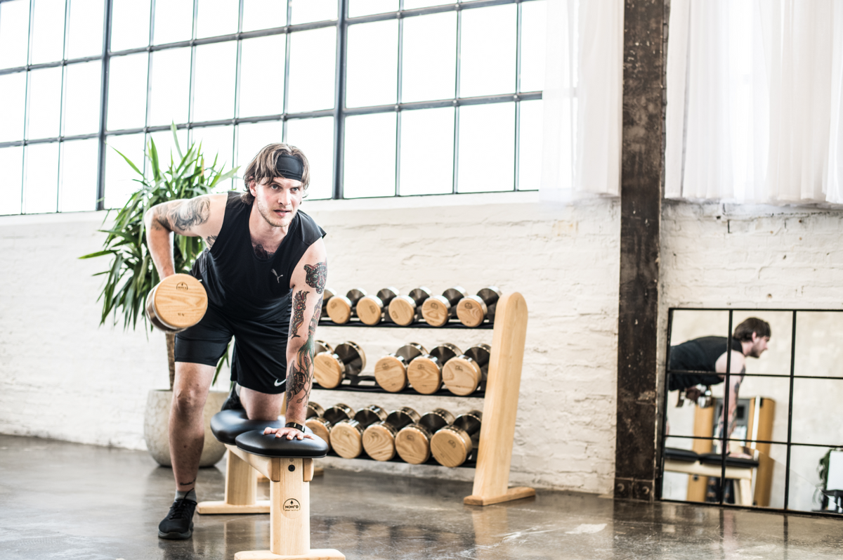 NOHrD DumbBells Set Eiche Vintage 5-25kg