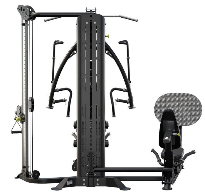 Hoist Fitness V4 Elite Gym mit V-Ride Beinpresse und Kabelzug