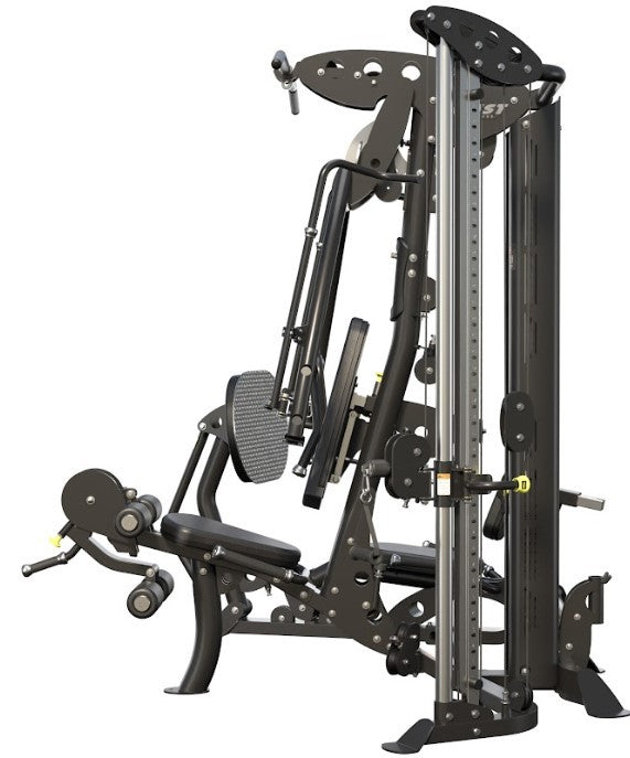 Hoist Fitness V4 Elite Gym mit V-Ride Beinpresse und Kabelzug