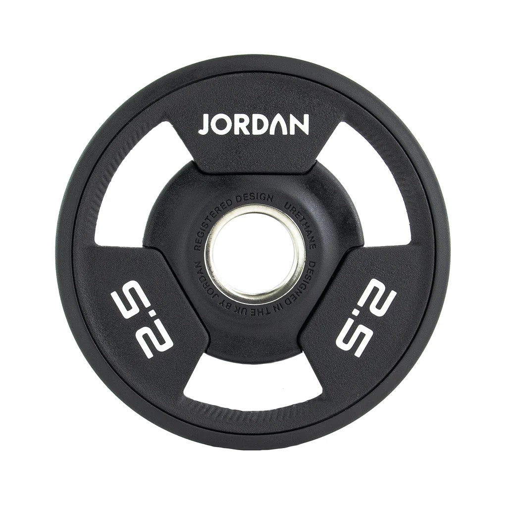 200kg - 1000kg Set Jordan Premium Gewichtsscheiben Urethan Tri Grip 51mm (JF-OPUTG)