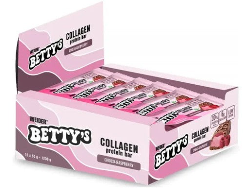 Weider Betty's Collagen Protein Bar 12 x 50g