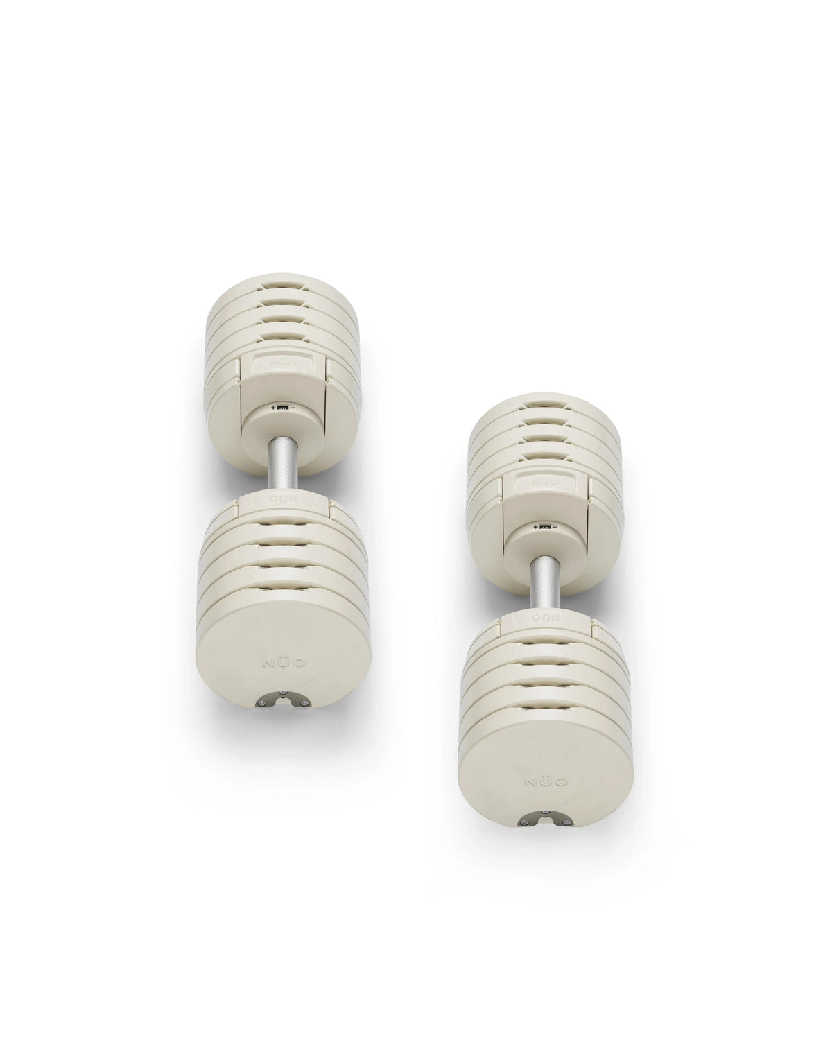 Set-Angebot - NÜOBELL Premium Kurzhanteln 2-40kg und PYLON Kurzhantelständer in Ausführung "Sand"