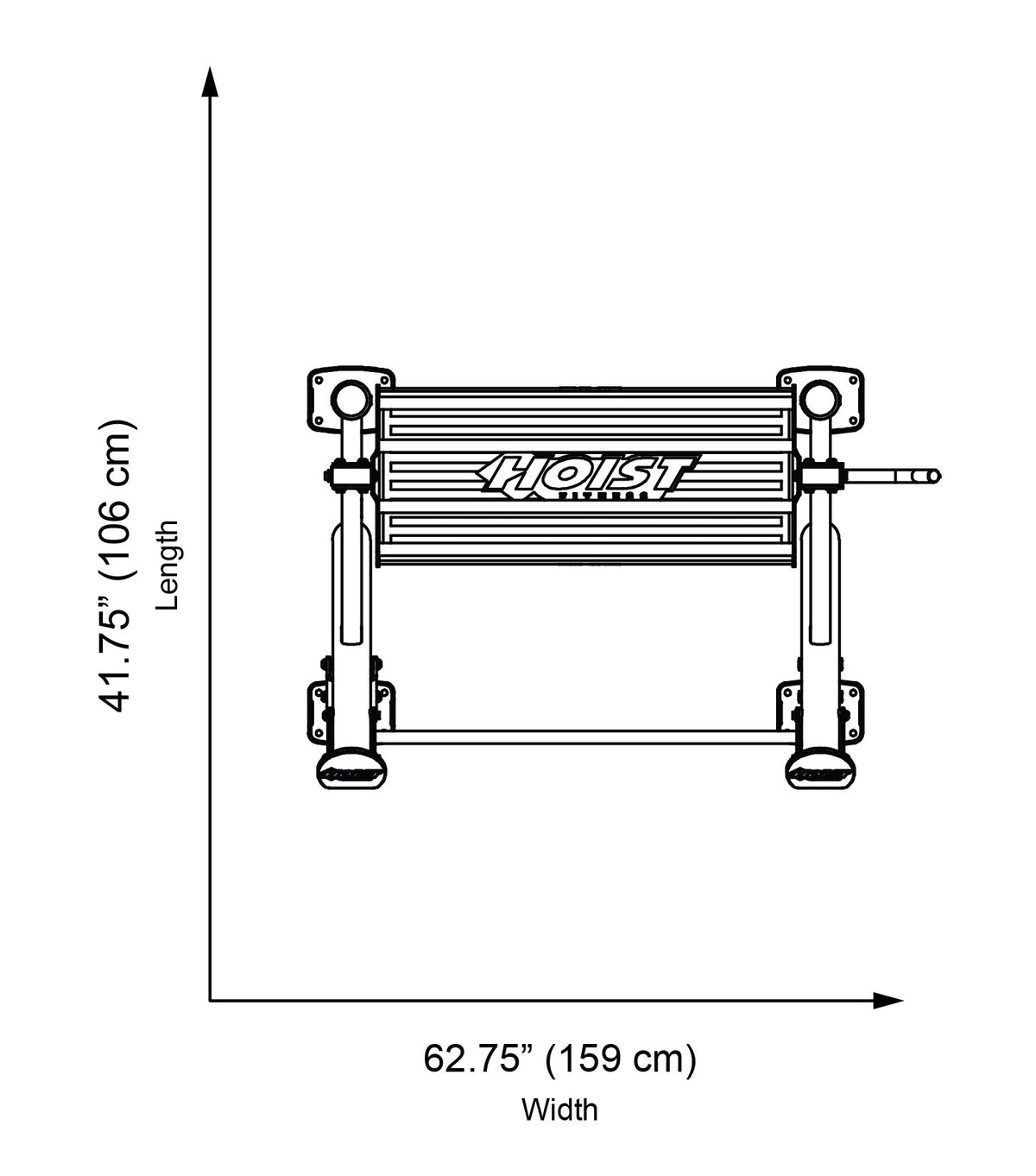 Hoist Fitness Performance Series One Element Single Sided Storage (PS-1E-SS)