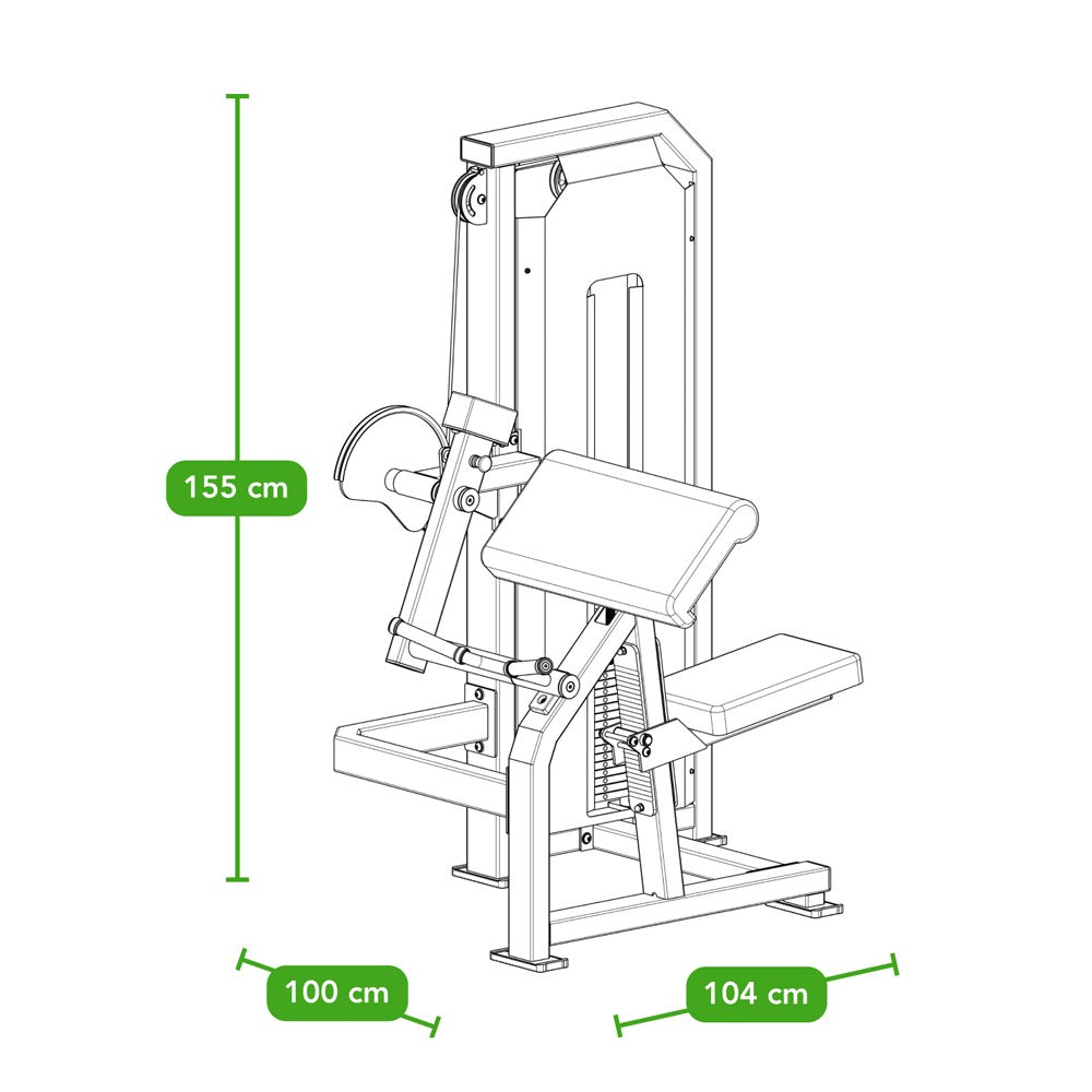 Tunturi Platinum Bicep Curl - Selectorized