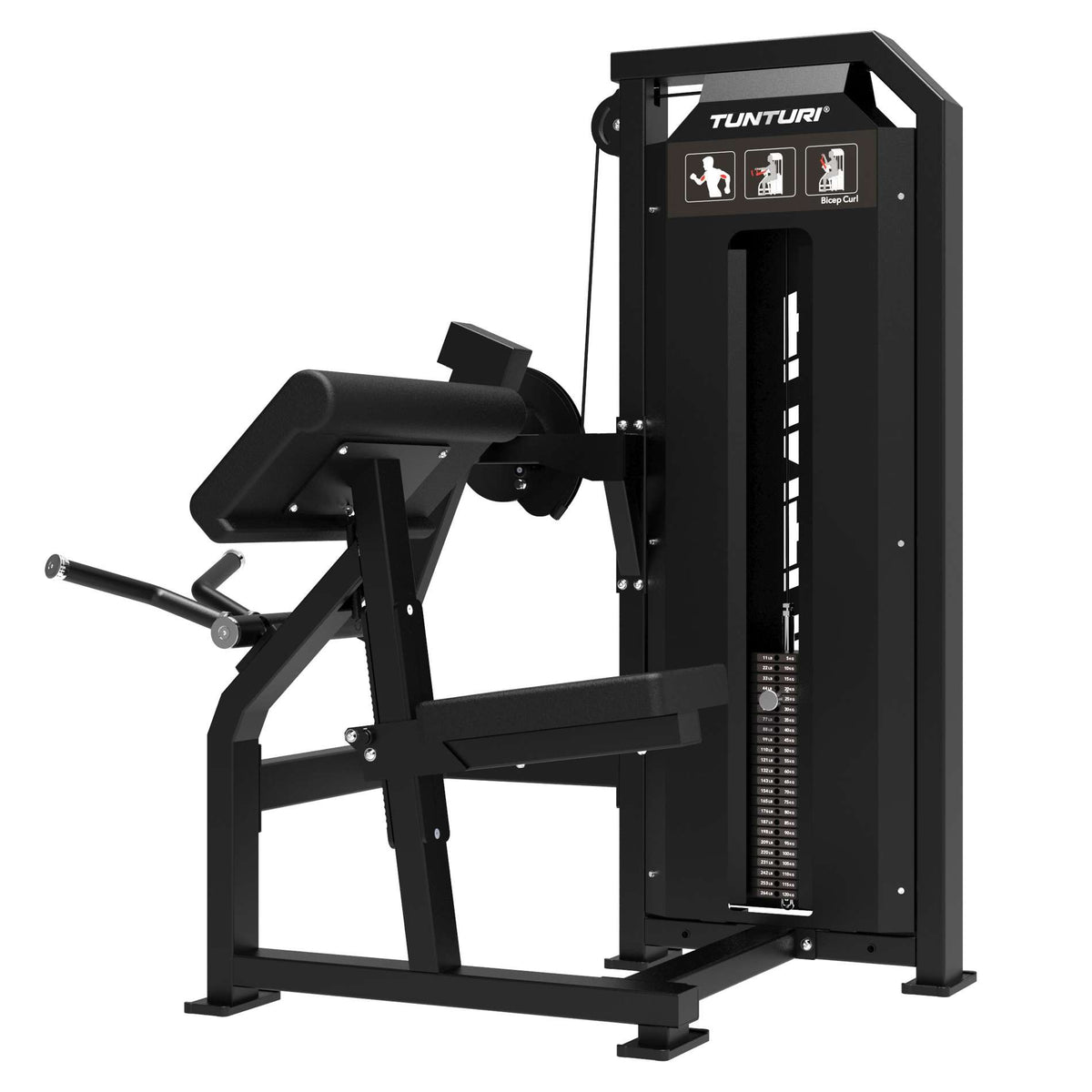 Tunturi Platinum Bicep Curl - Selectorized
