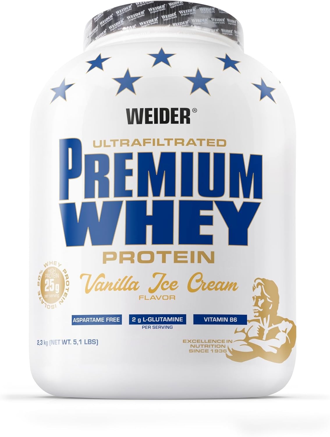 Weider Premium Whey Protein 2,3kg Dose