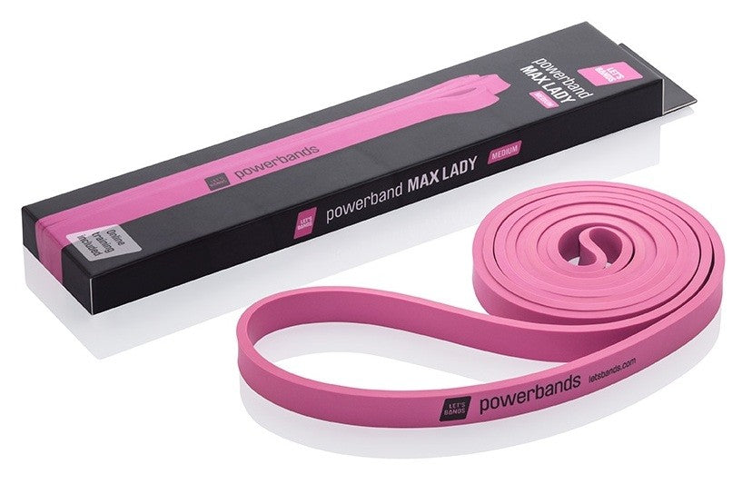 Let's Bands Power Bands, max pink, Lady medium