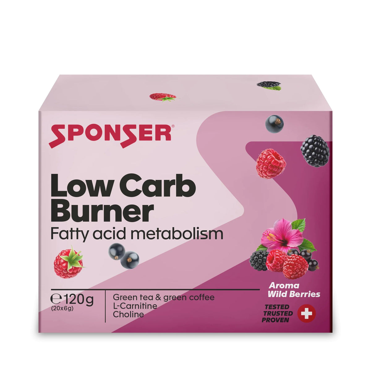 Sponser Low Carb Burner 20 x 6g Beutel