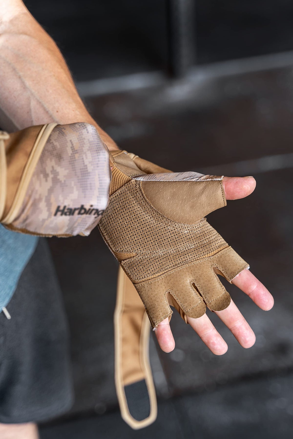 Harbinger Pro Glove 2.0 Fitnesshandschuhe, tan
