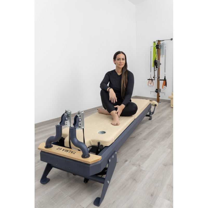 Hegren Pilates Reformer TALMA 62 Box & Jumpboard Set, quartz grey