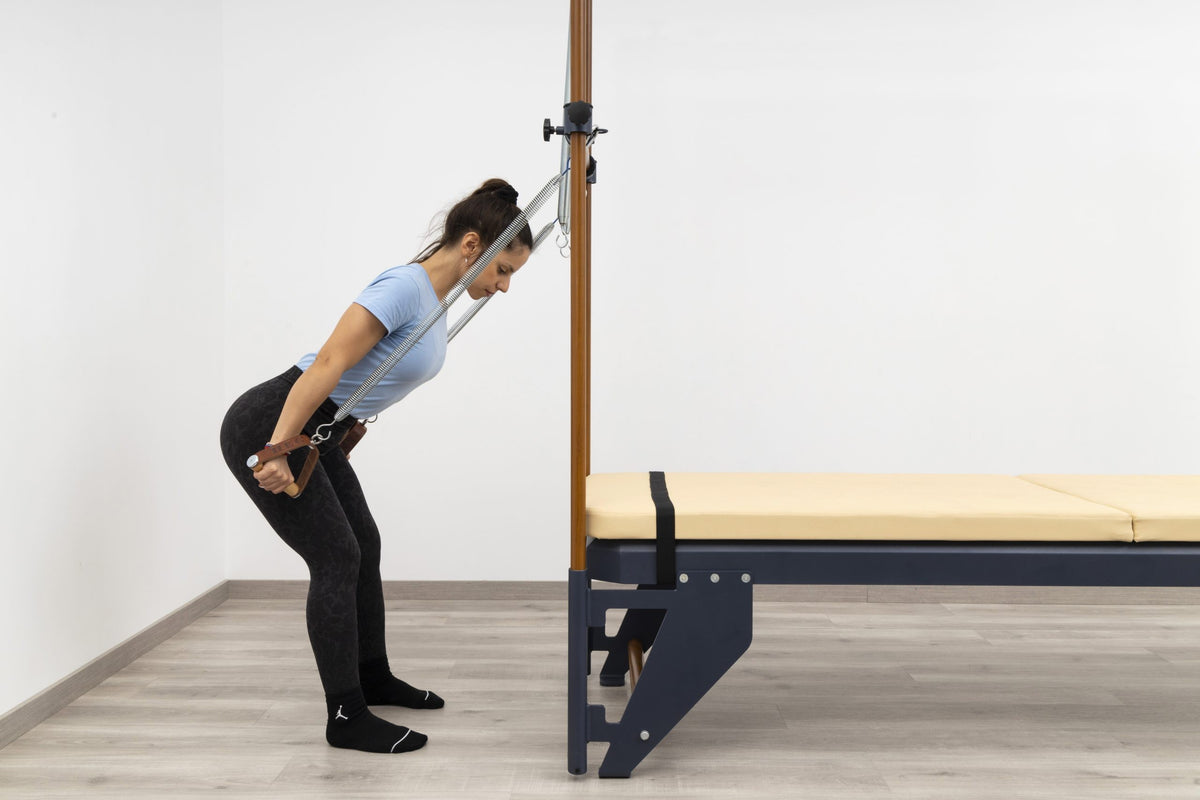Hegren Pilates Reformer Talma Leder & Holz Griffe