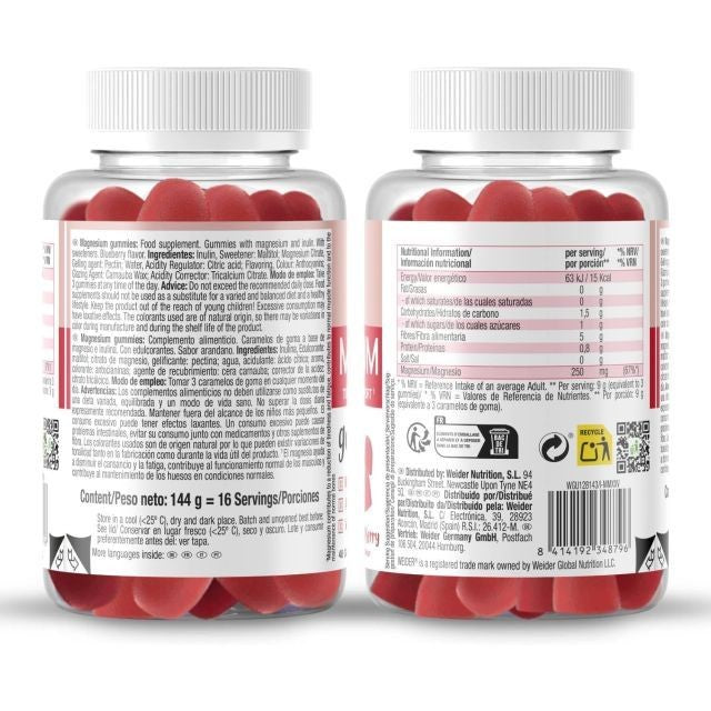Weider Magnesium Gummies 48 Stück
