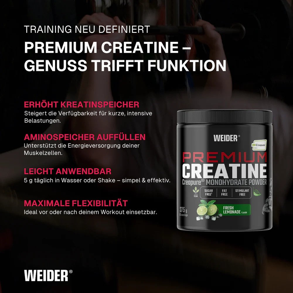 Weider Premium Creatine Monohydrate 375g Dose
