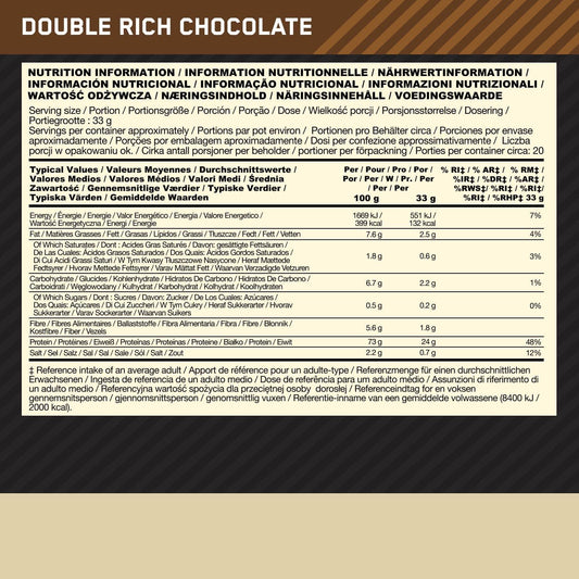 Optimum Nutrition Gold Standard 100% Plant Based Protein 684g Dose