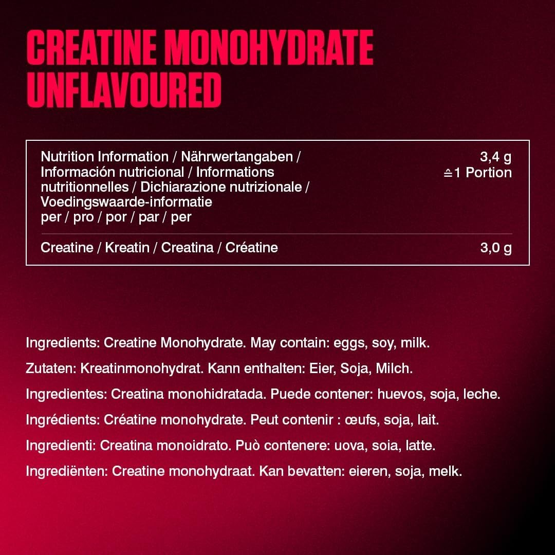 Dymatize Creatine Monohydrat Powder 500g Dose
