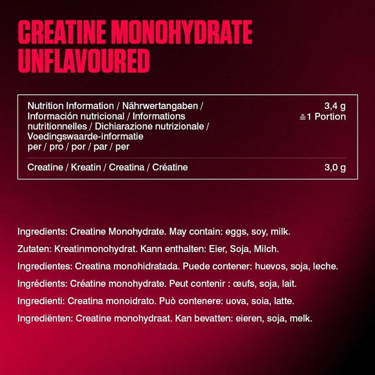 Dymatize Creatine Monohydrat Powder 500g Dose