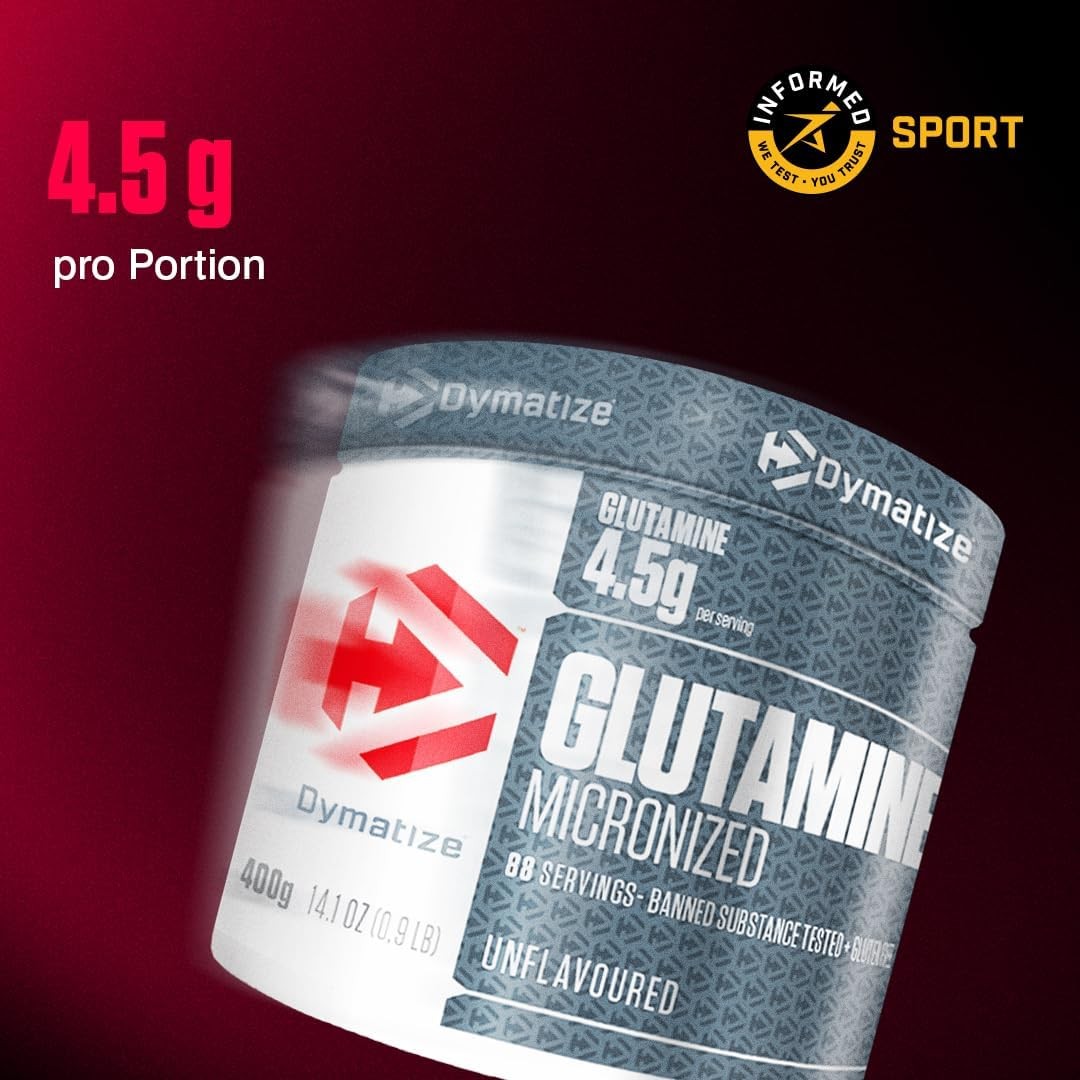 Dymatize Glutamine Micronized 400g Dose