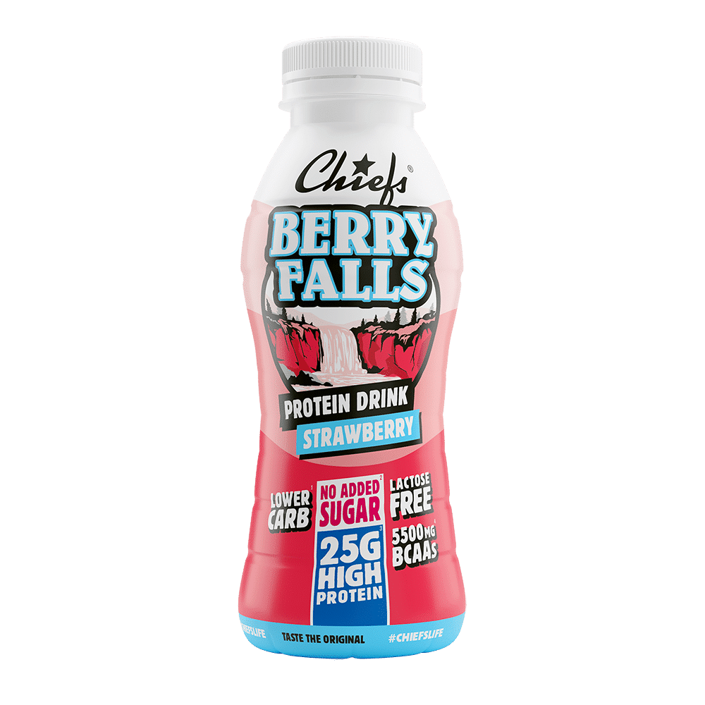 Chiefs Protein Drink Berry Falls Erdbeere 8 x 330ml