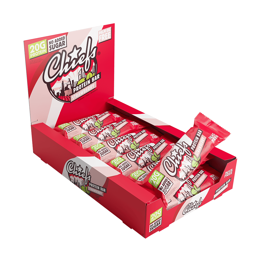 Chiefs Protein Bar Strawberry 12 x 55g
