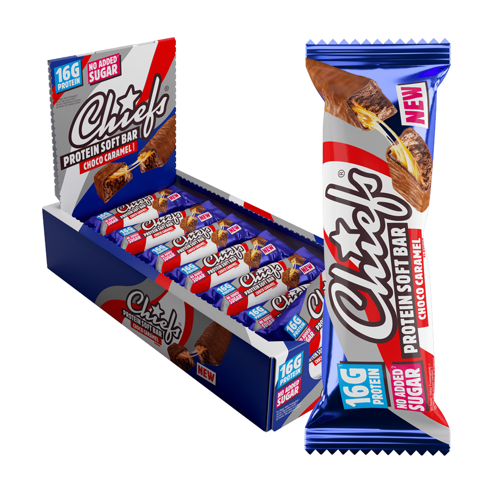 Chiefs Protein Soft Bar Choco Caramel 15 x 55 g