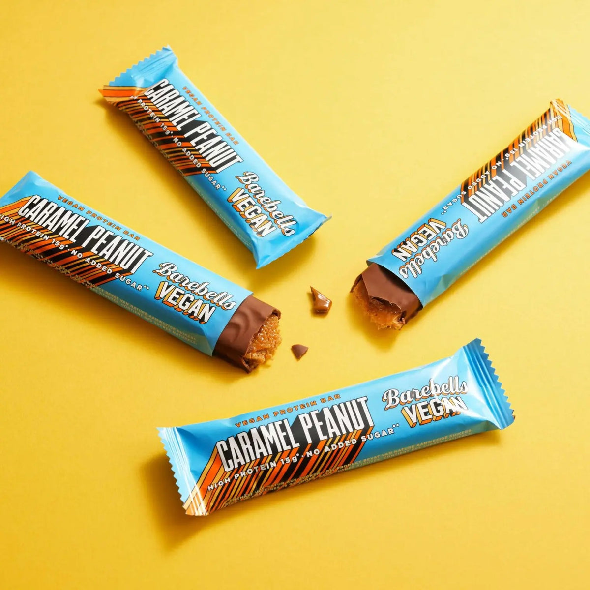 Barebells Vegane Proteinriegel Caramel Peanut 12 x 55g