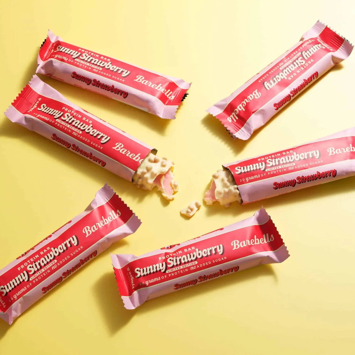 Barebells Proteinriegel Sunny Strawberry 12 x 55g