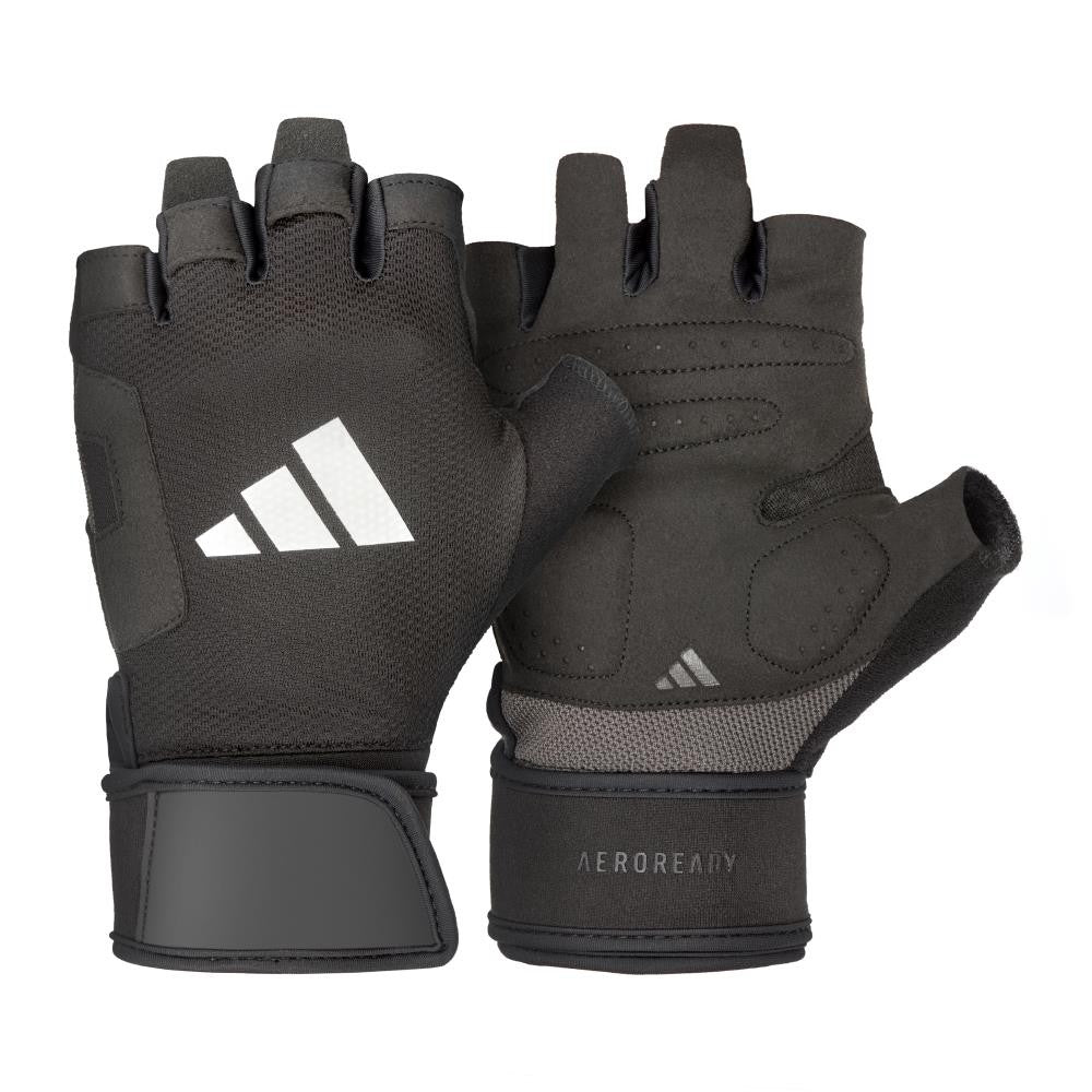 Adidas Strength Trainingshandschuhe, schwarz