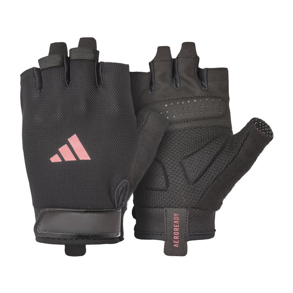 Adidas Essential Trainingshandschuhe, schwarz-pink