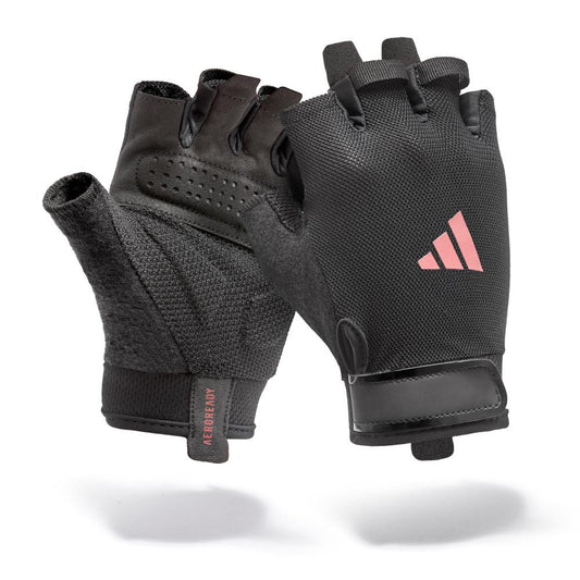 Adidas Essential Trainingshandschuhe, schwarz-pink