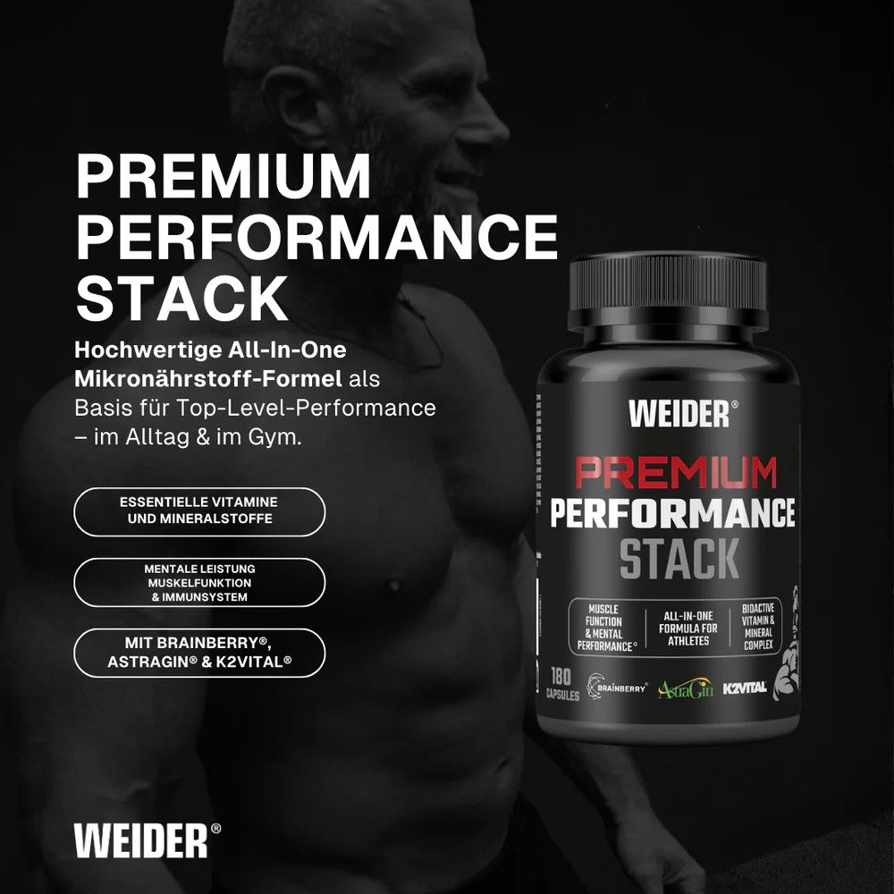 Weider Premium Performance Stack 180 Kapseln