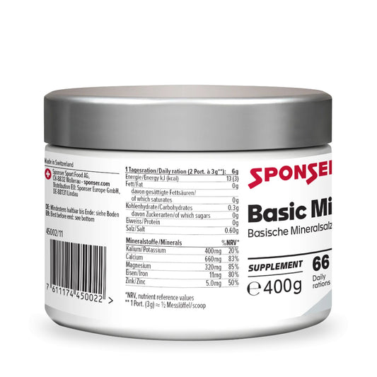 Sponser Basic Minerals 400g Dose