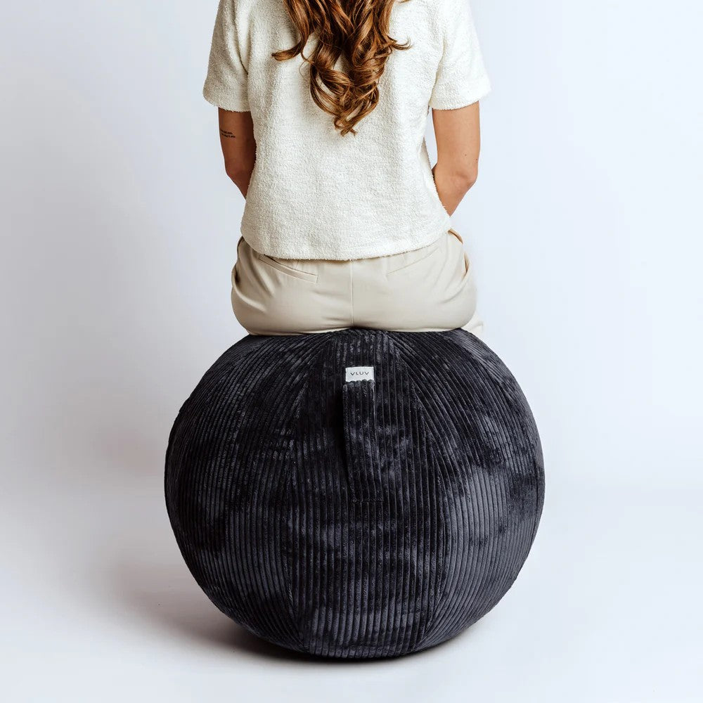 VLUV VLIP Breitcord-Sitzball, Navy, 60-65cm