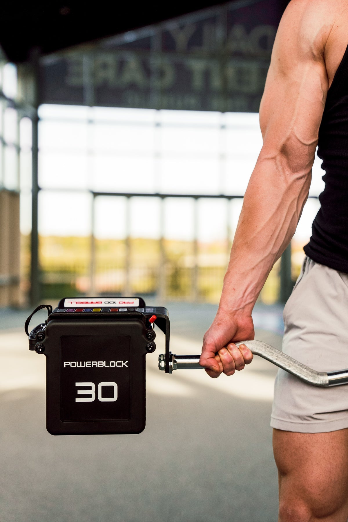 PowerBlock SZ-Curlstange zu PRO100 EXT