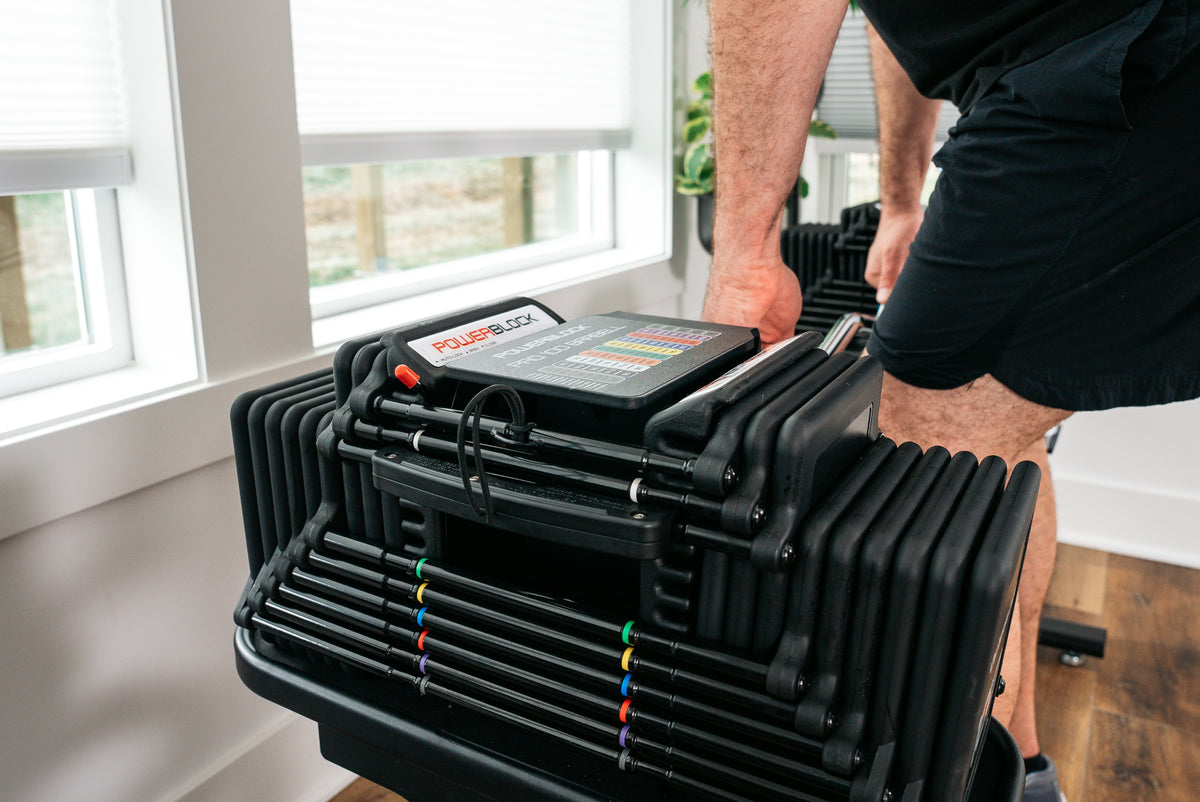 PowerBlock SZ-Curlstange zu PRO100 EXT