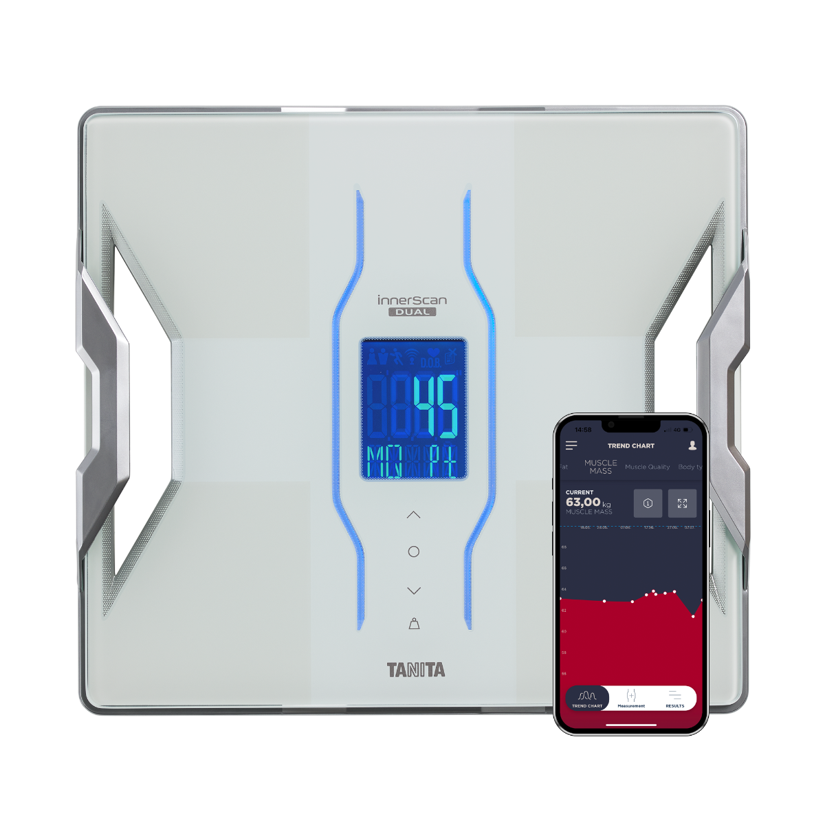 Tanita RD-953 Körperanalysewaage, weiss
