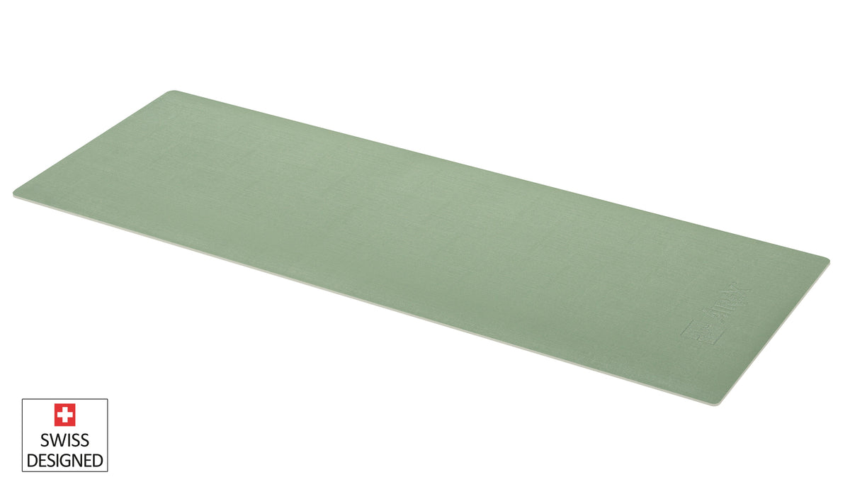 Airex Heartbeat Yoga Advanced Trainingsmatte, L185 x B65 x D0.5cm, moos