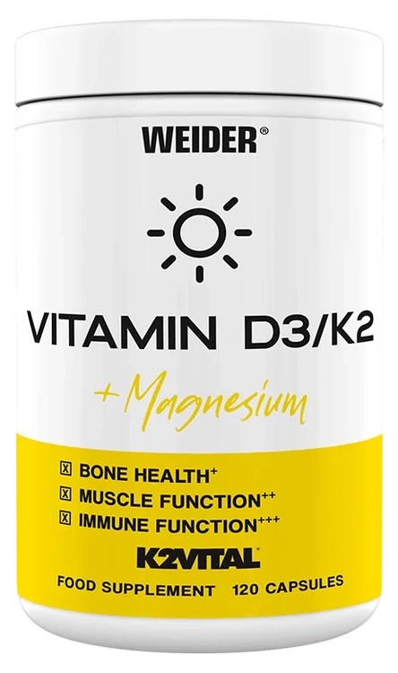 Weider Vitamin D3/K2 120 Kapseln