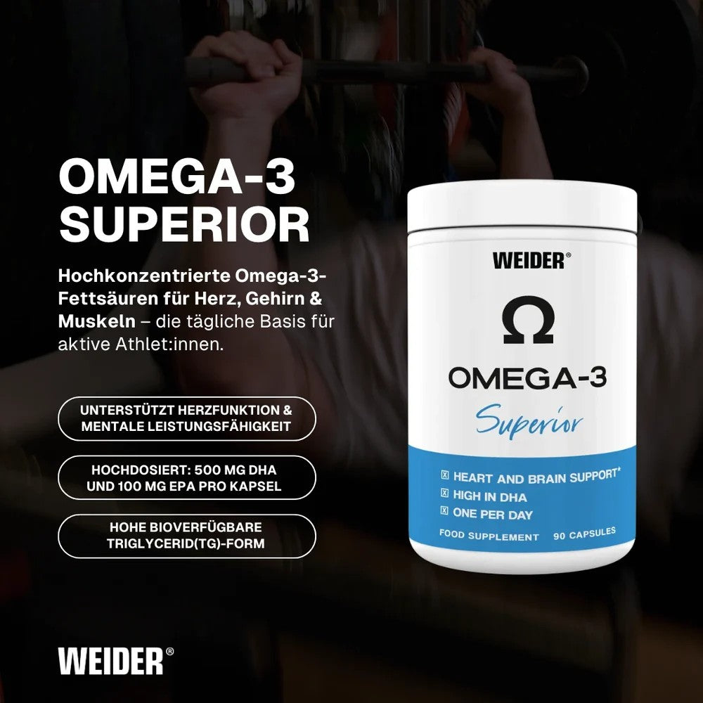 Weider Omega 3 Superior 90 Kapseln