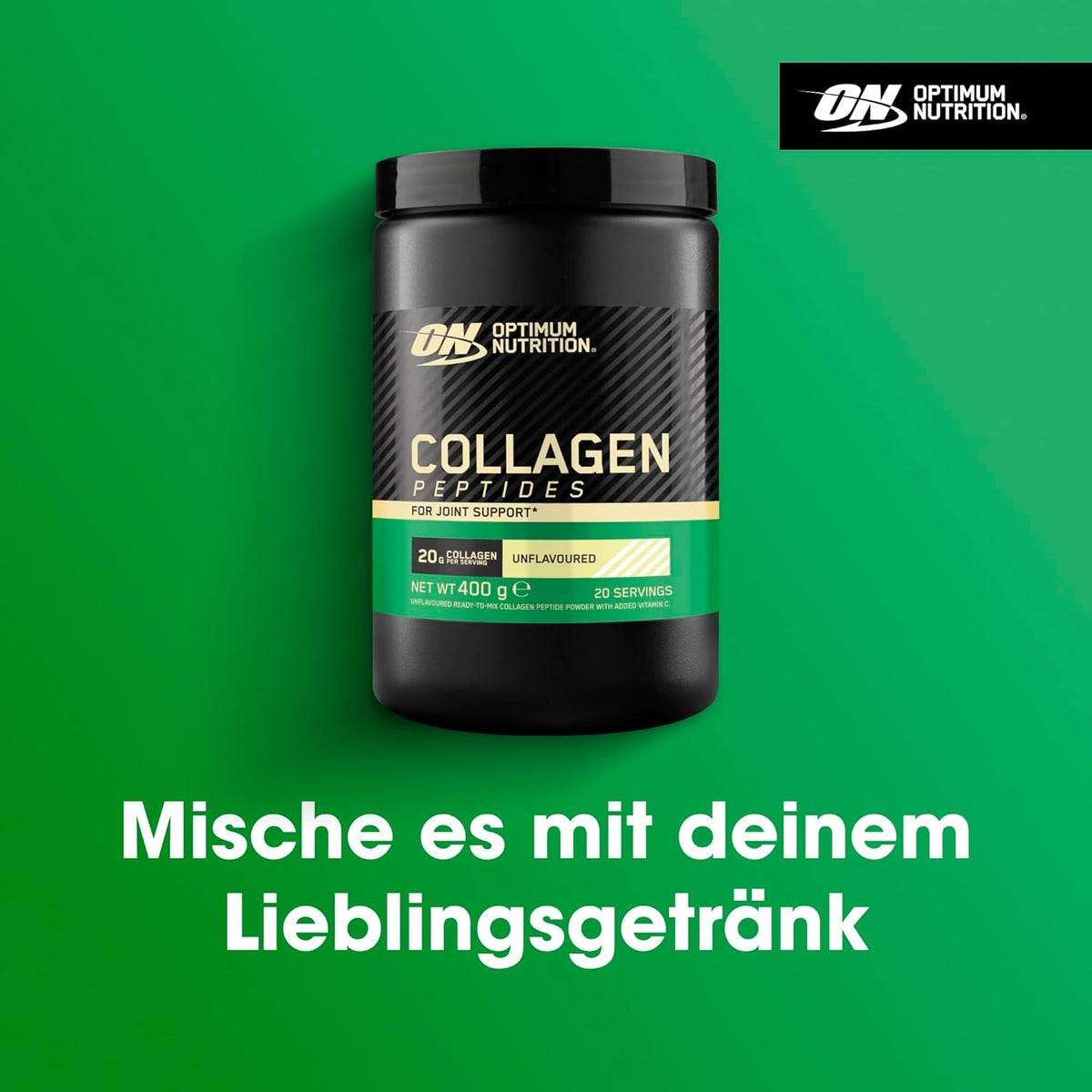 Optimum Nutrition Collagen Peptides, 400g Dose